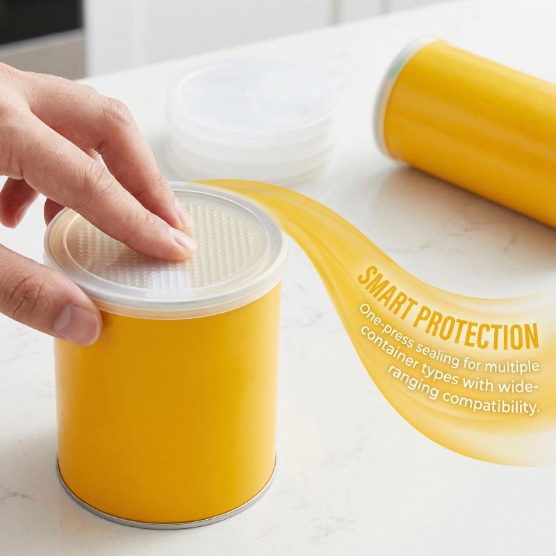 Meal Prep Jar - Coperchi in Plastica Ermetici Riutilizzabili, Antigoccia,