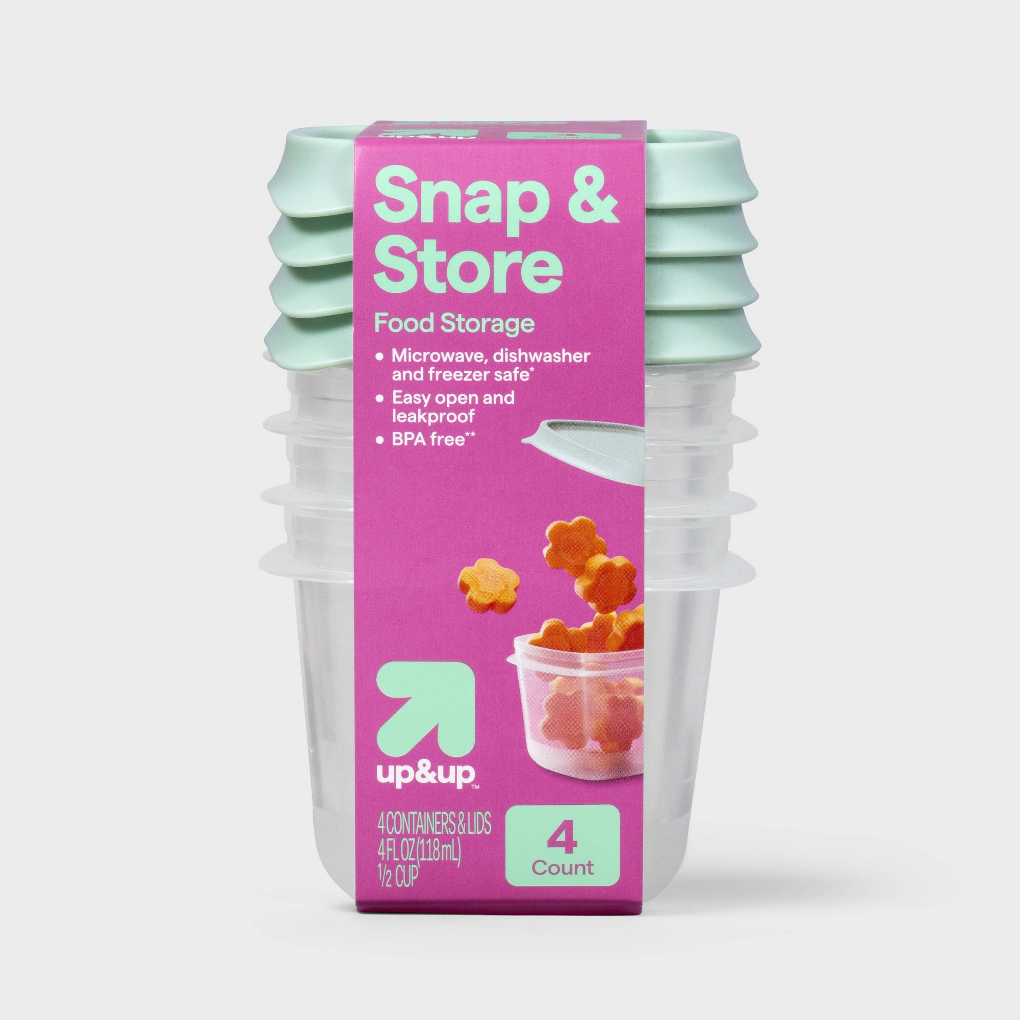 Meal Prep Container - Contenitori per alimenti da 4 pezzi,