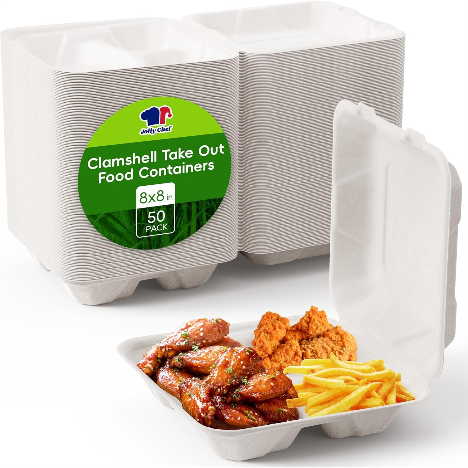 Meal Prep Restaurant - Contenitori monouso a conchiglia per asporto,