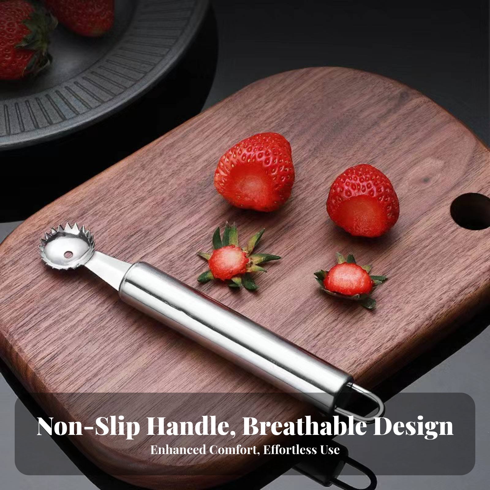 Strawberry Huller - Spremiagrumi Multifunzione per Fragole e Pomodori,