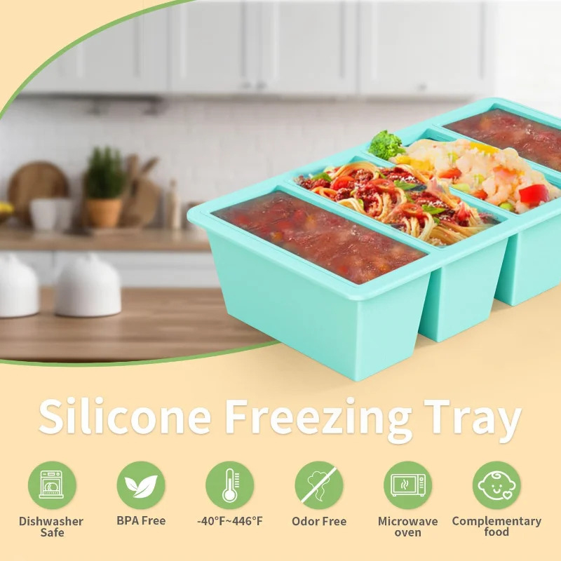 Meal Prep Frozen - Stampo per ghiaccio in silicone a