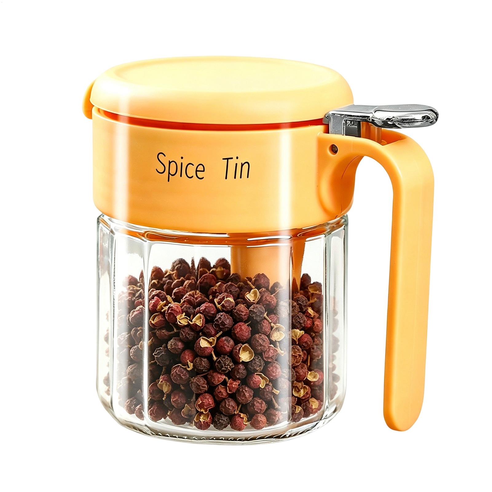 Meal Prep Glass - Contenitore per condimenti in vetro resistente