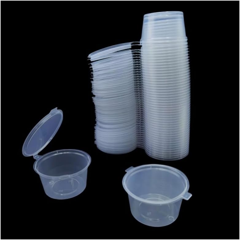 Meal Prep Jar - Coppette Monouso in Plastica Trasparente con
