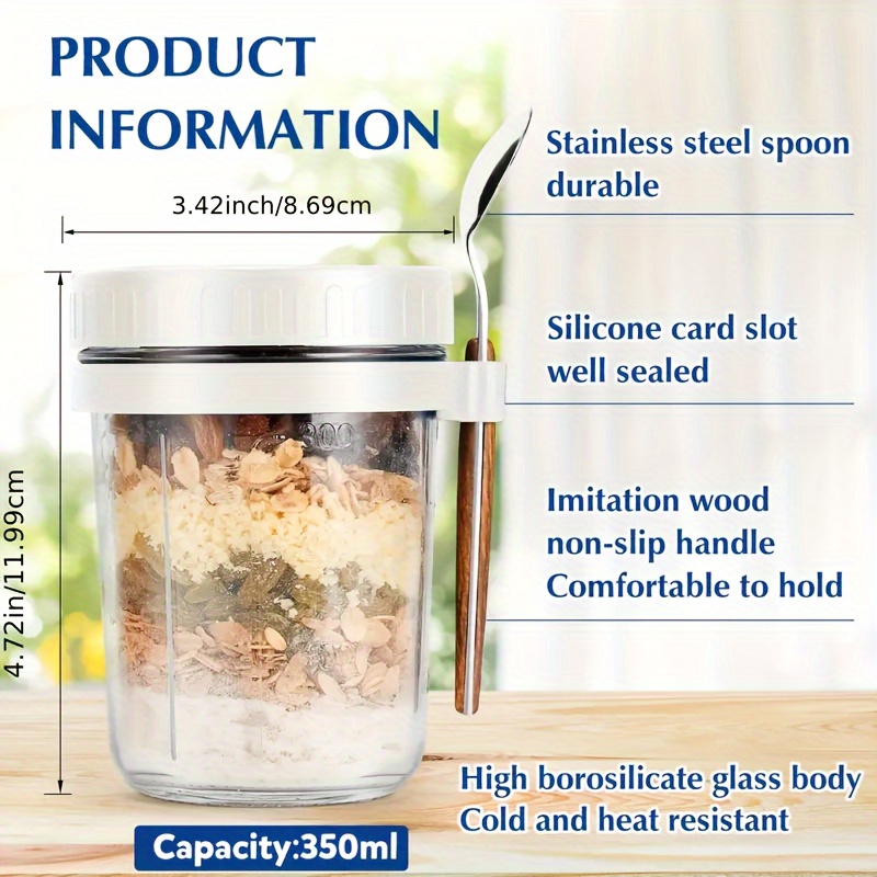 1 tazza per farina d'avena in  - Meal Prep Jar recensione e prezzo