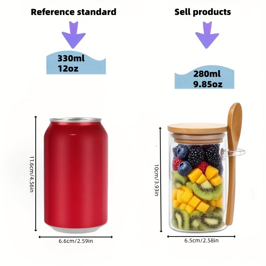 4/8/12 pezzi, tazze per colazi - Meal Prep Glass recensione e prezzo