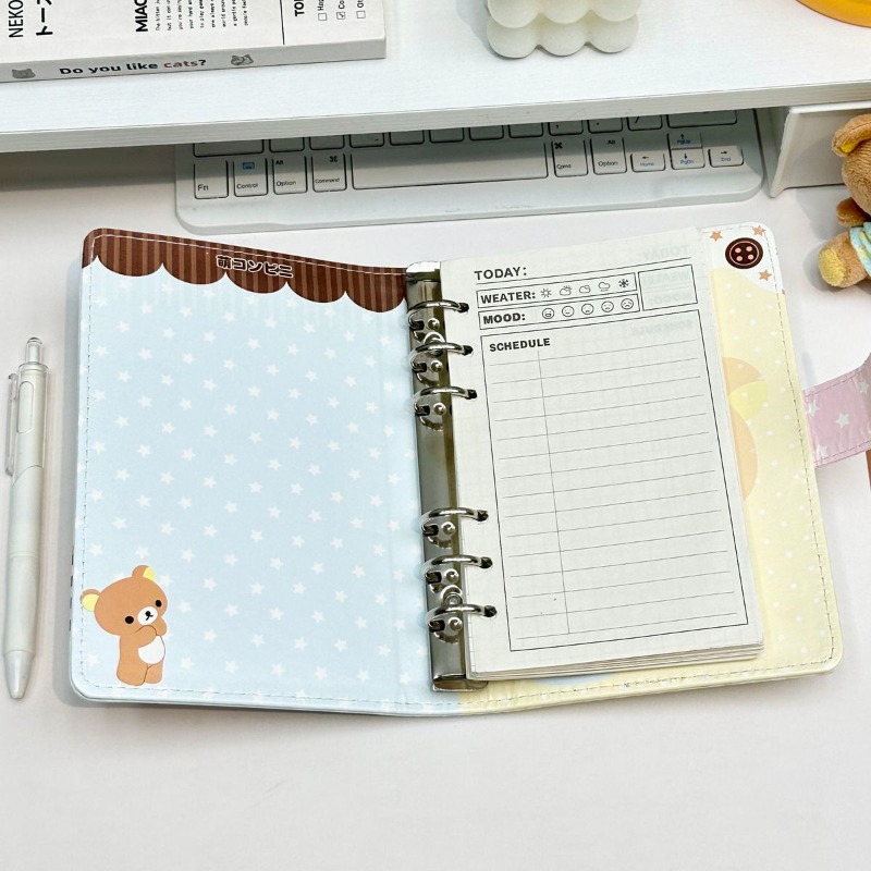 Nuovo quaderno A6 Rilakkuma 20 - Meal Prep Notebook recensione e prezzo