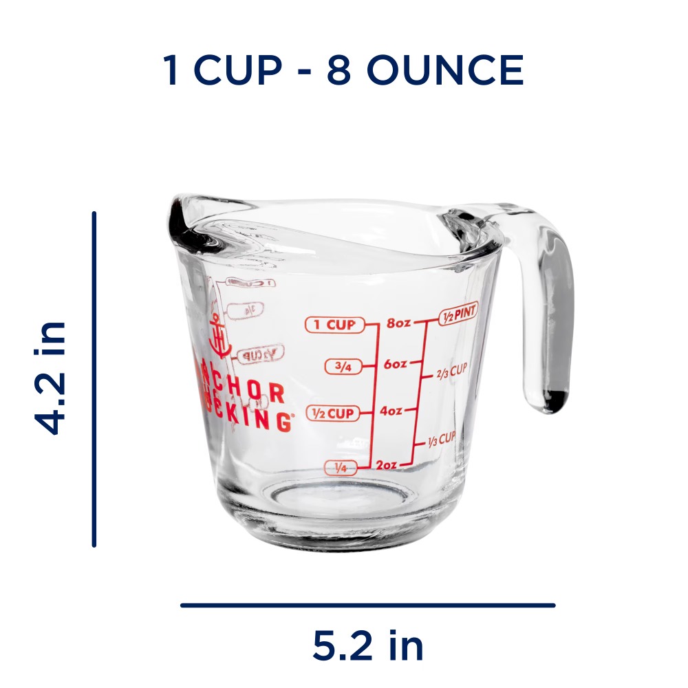 Set di 2 misurini in vetro con - Meal Prep Glass recensione e prezzo