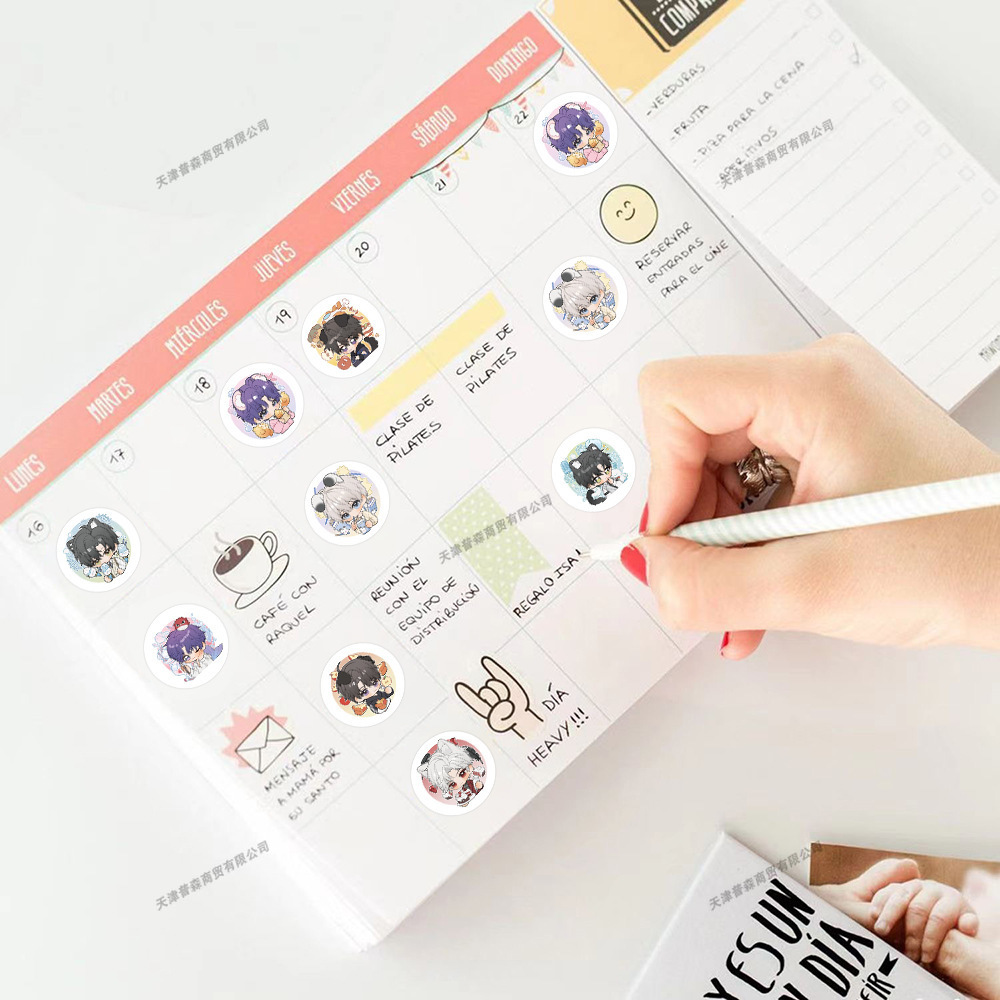 Set di adesivi per cartoni ani - Meal Prep Notebook recensione e prezzo