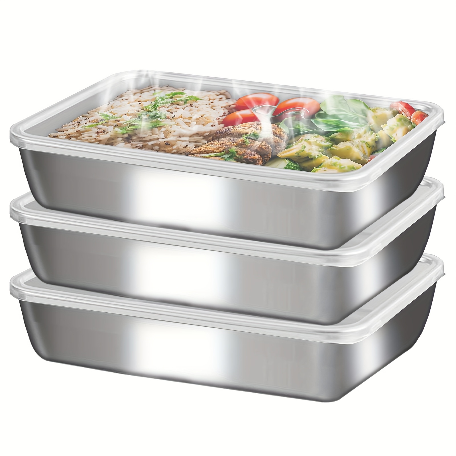Set di 3 Contenitori per Alime - Meal Prep Glass recensione e prezzo