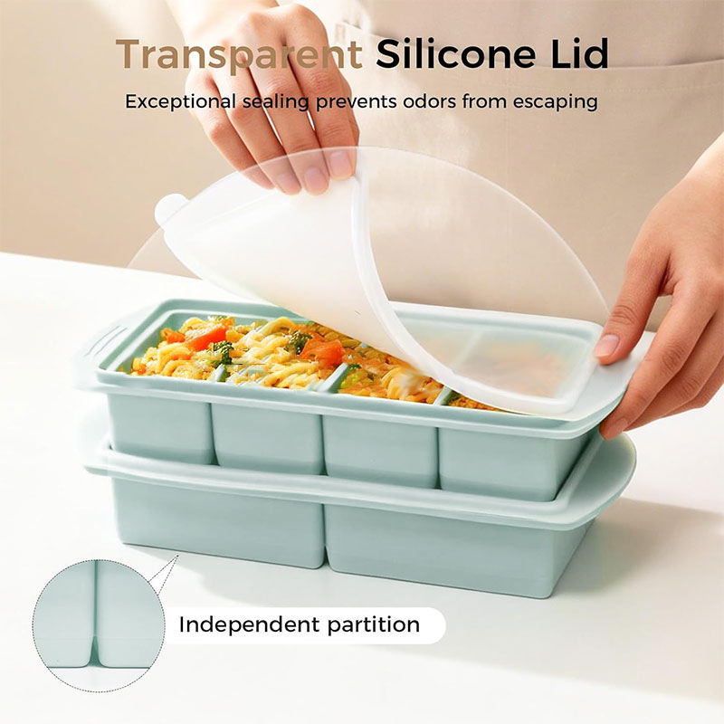 Vassoio in silicone per congel - Meal Prep Frozen recensione e prezzo