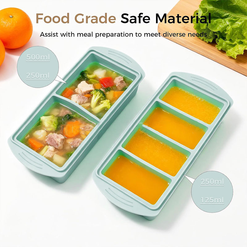 Vassoio in silicone per congel - Meal Prep Frozen recensione e prezzo