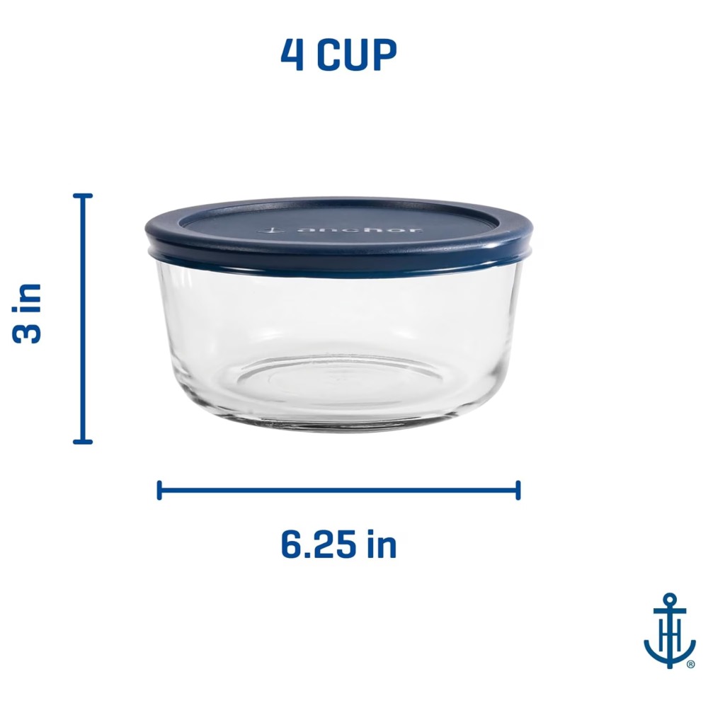 Set di 2 Contenitori Rotondi i - Meal Prep Glass recensione e prezzo