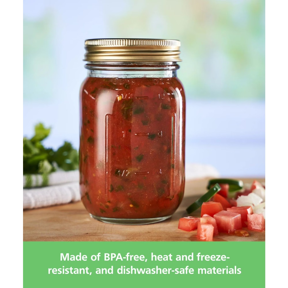 Barattoli Mason da 16 oz, Bara - Meal Prep Jar recensione e prezzo