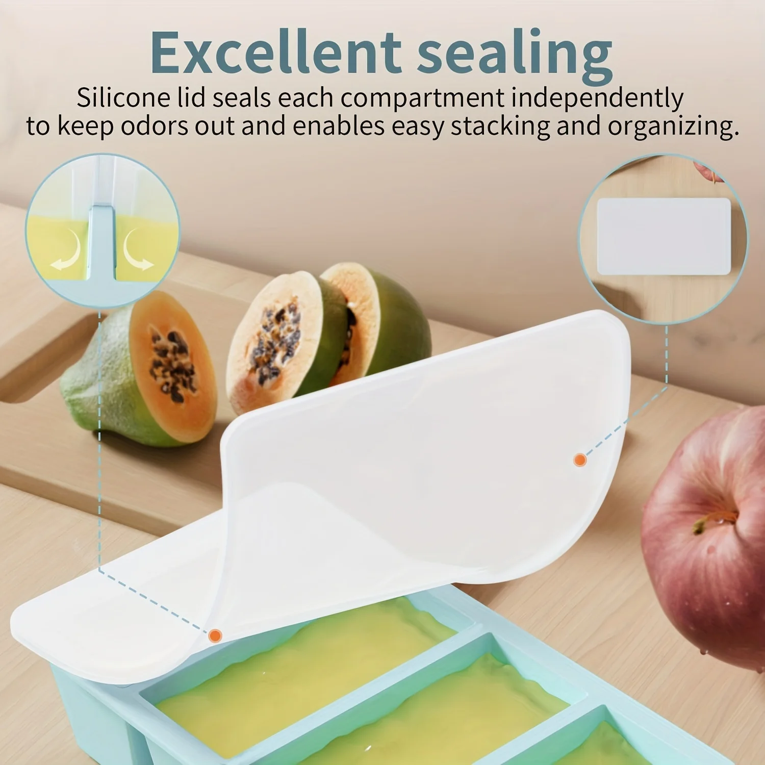 1/4 pezzi grande rettangolare  - Meal Prep Frozen recensione e prezzo